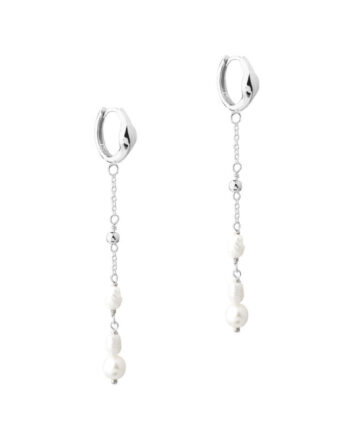 Moonlight Hoop   Silver