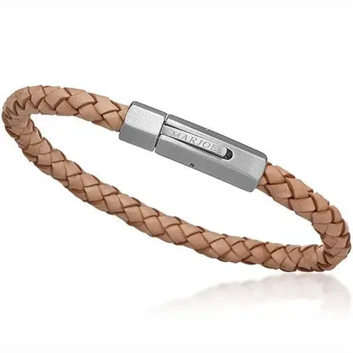 Naturlæder Armbånd  Quot Marjoe Quot
