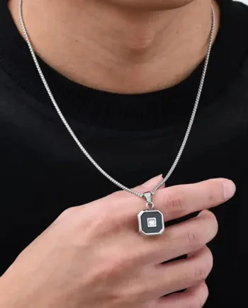 Neck Stone Halssmykke ædelstål