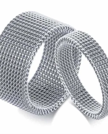 Nett Steel Forlovelsesring