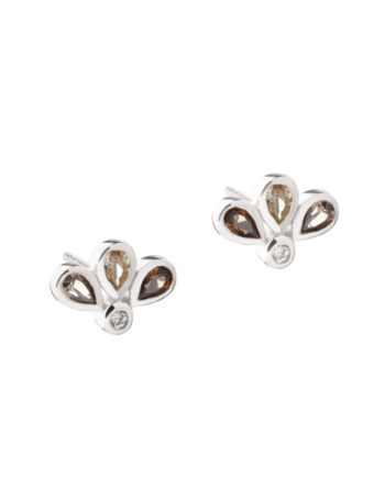 Nora Flower Brown   Silver