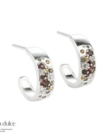 Olive Stardust Small   Silver
