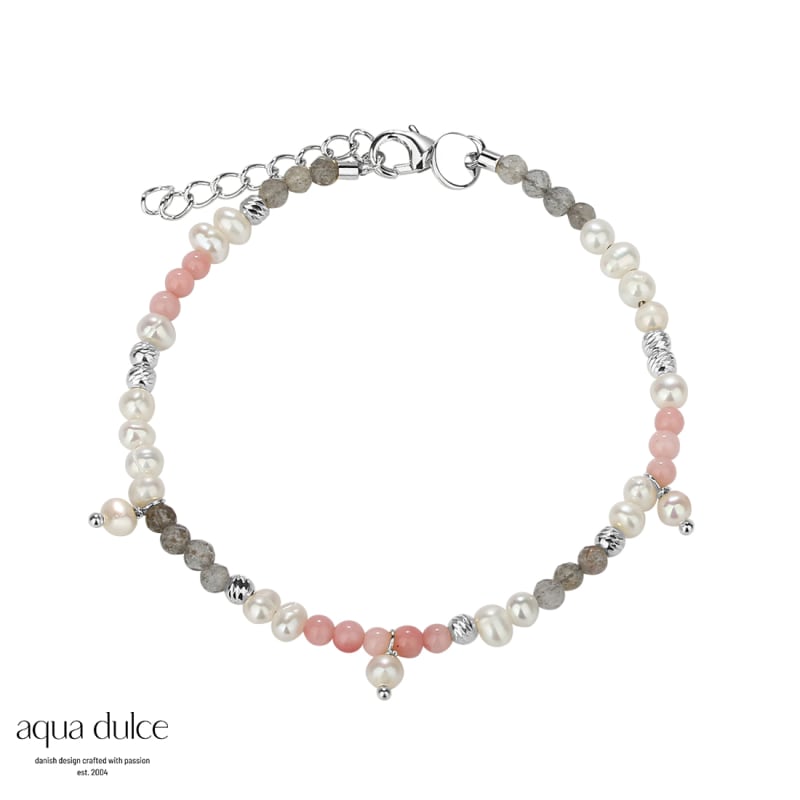 Opal Love Bracelet   Silver