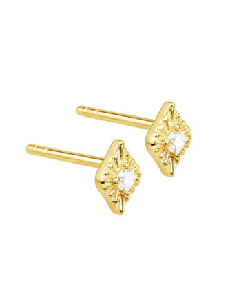 Opally Earstud   Golden