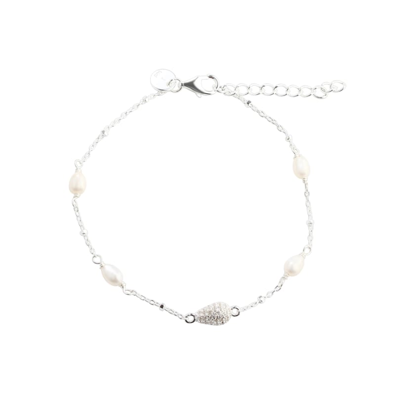 Pavé Bracelet   Silver