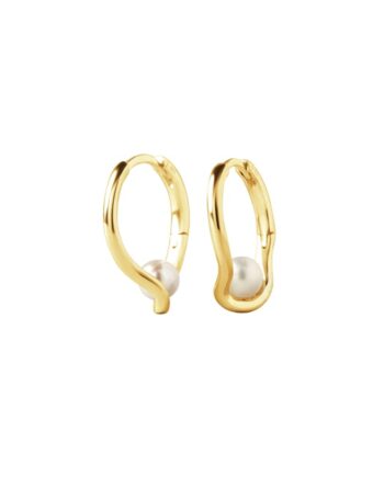 Pearl Sela Hoop    Golden