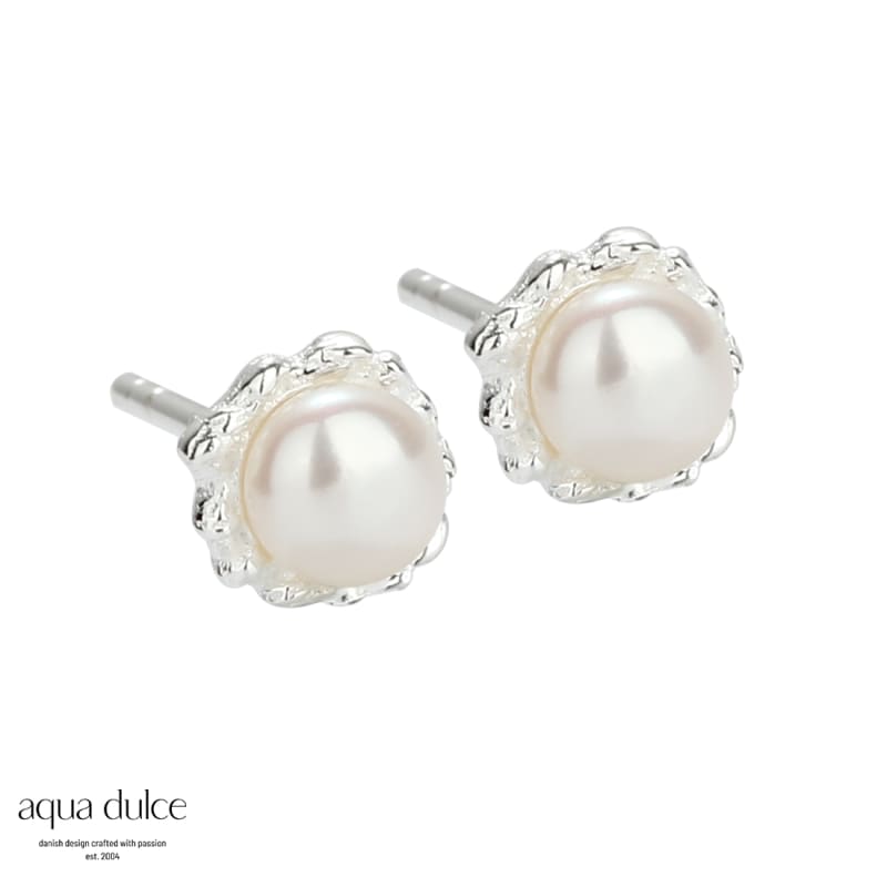 Pearl Stud   Silver