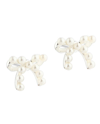 Pearly Bow   Silver
