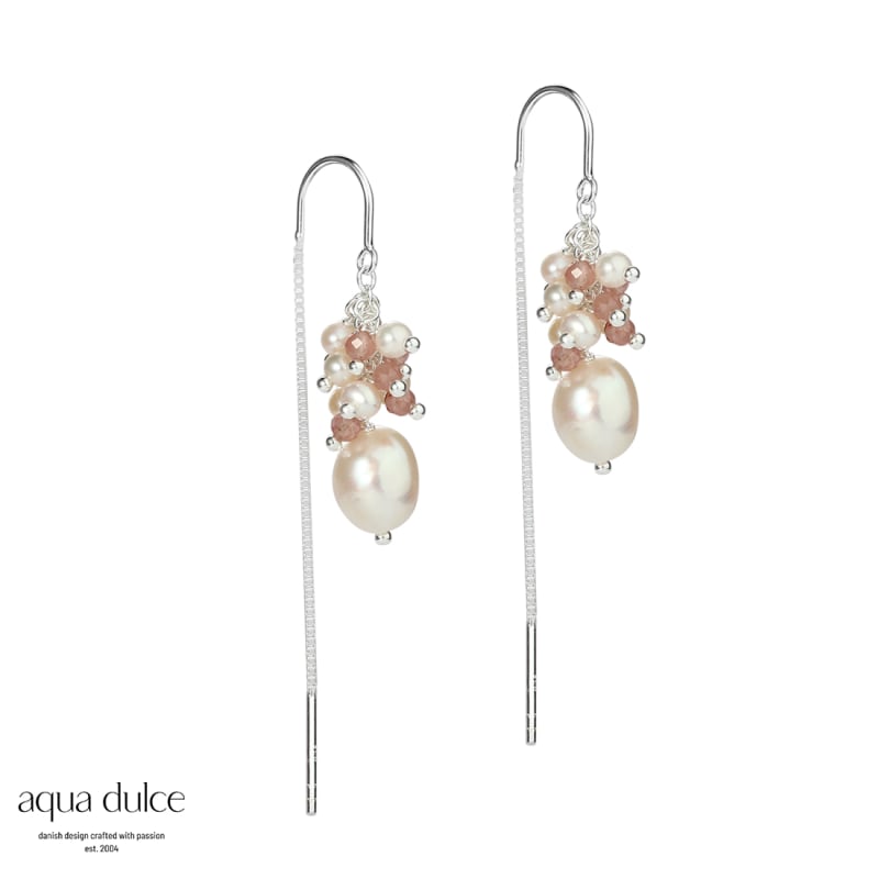 Pebble Rose Earthread   Silver