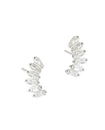 Philina Clear Earstud   Silver