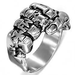 Quot Arka-skull Quot  Herrering   Rustfrit Stål