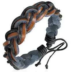 Quot Bomuld Læder Quot  Fashion Armbånd