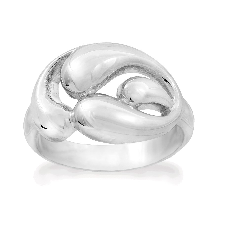 Rabinovich Sølv Ring Curvy Class Størrelse 51
