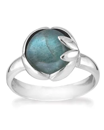Rabinovich Sølv Ring Med Labradorit Arch Størrelse 51