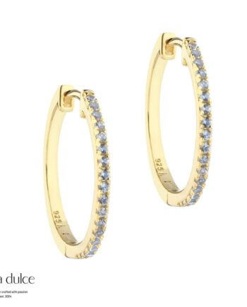 Ranva Sky Large Hoop   Golden