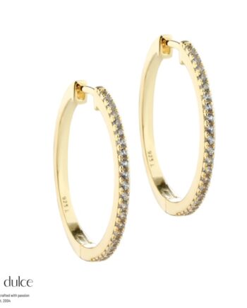Ranva Sky   Large Hoop   Golden