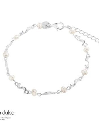 Rhumba Pearl Bracelet   Silver