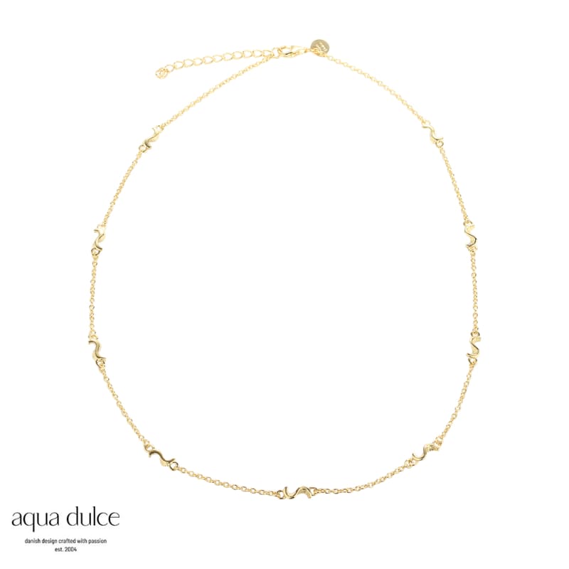 Rhumba Simple Necklace   Golden