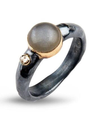 Ring Antique Grey Moon 52