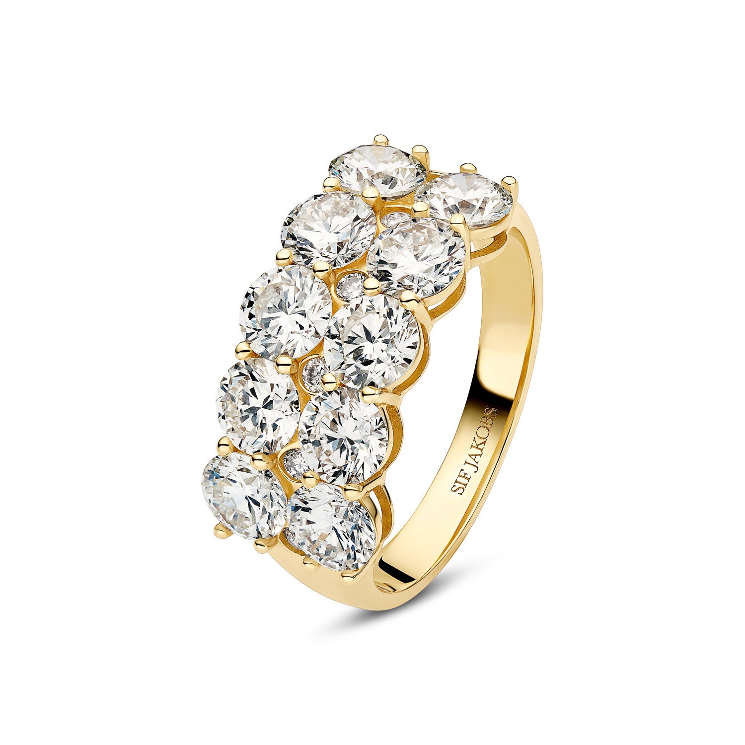 Ring Ariccia 14 Kt  Guld El  Hvidguld   62 Ct Tw  -  Vs Lab-grown Diamanter