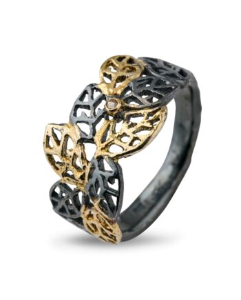 Ring Beech Leaves Golden Mix 52