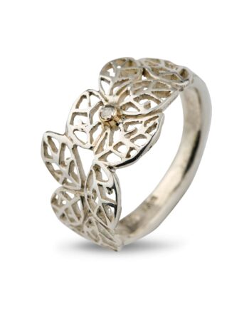 Ring Beech Leaves Polished 52