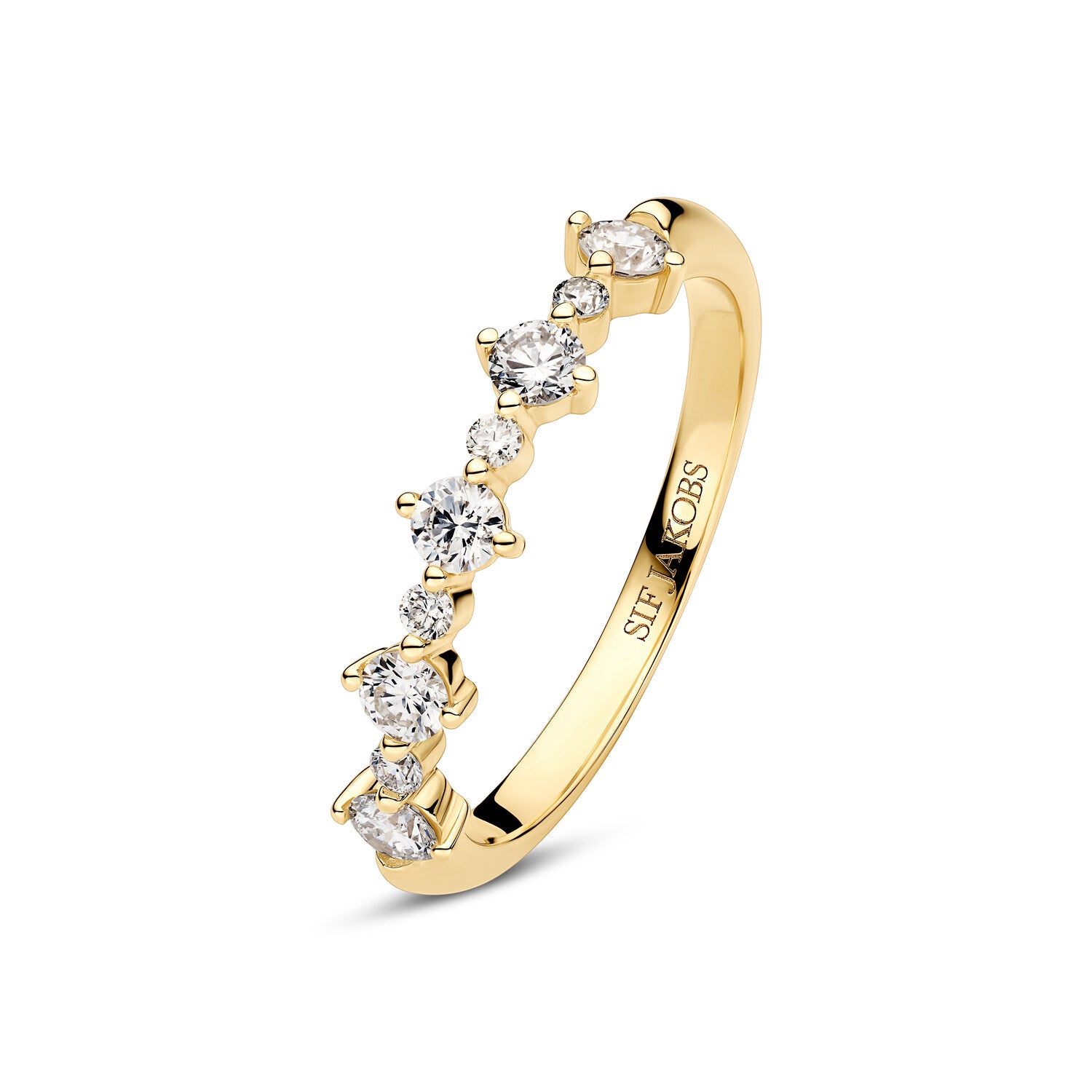 Ring Brina 14 Kt  Guld El  Hvidguld   50 Ct Tw  -  Vs Lab-grown Diamanter
