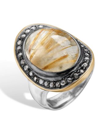 Ring Corso Boho Rutile Quartz 52