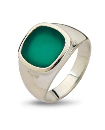 Ring Cushion Green Onyx 58