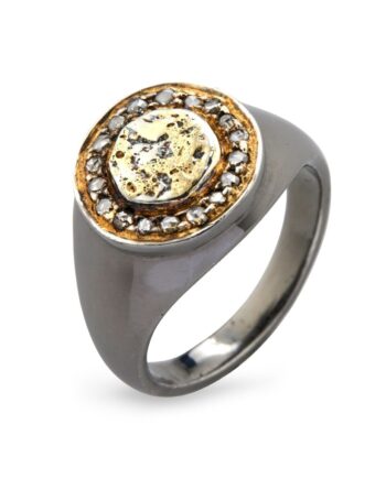Ring Freja Coin Pavé 52
