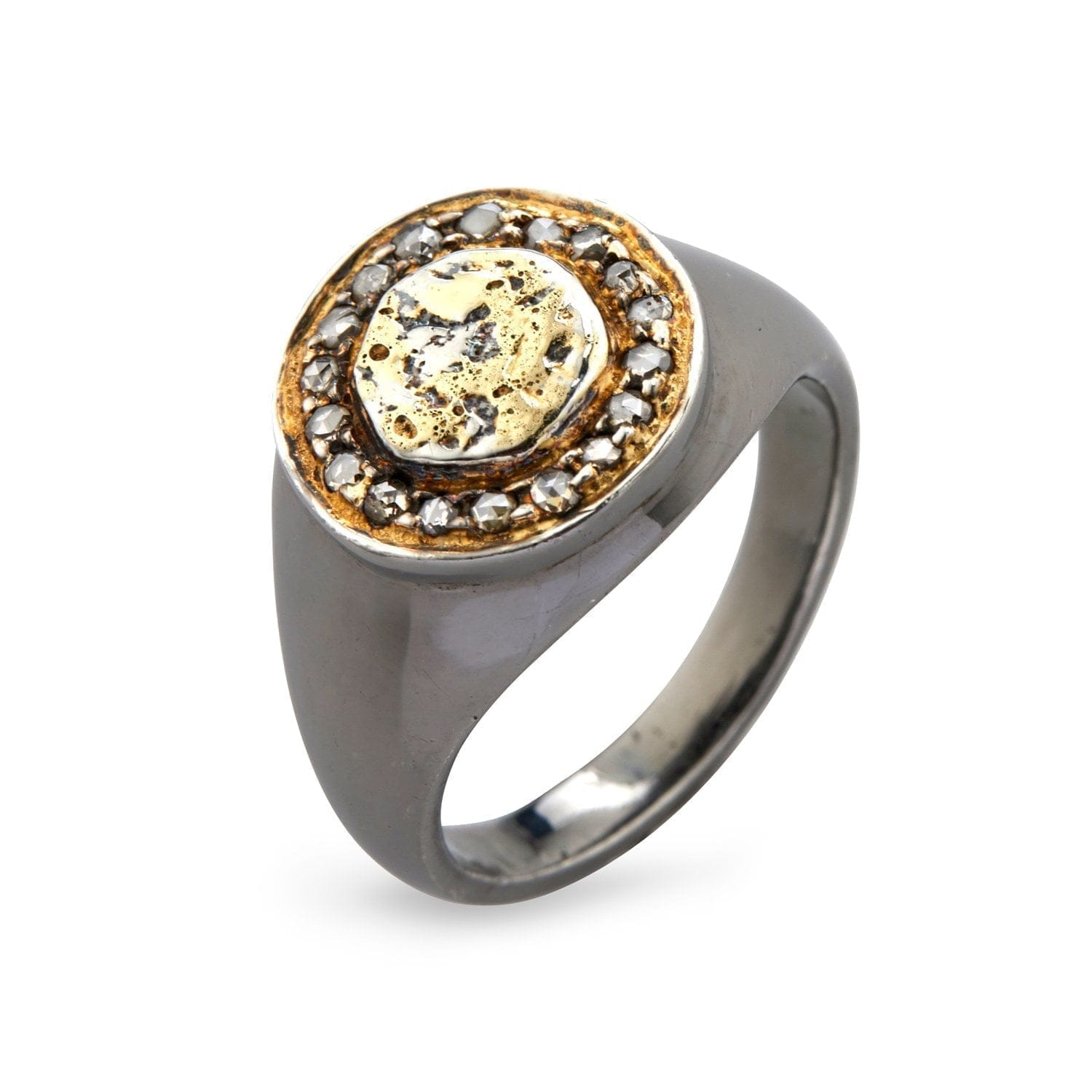 Ring Freja Coin Pavé 52