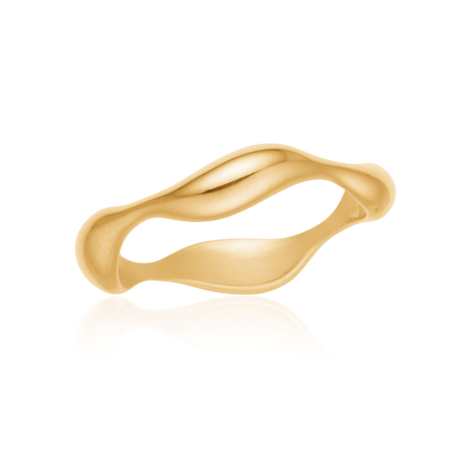 Ring   Forgyldt Stål Sneak Peak 50