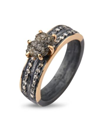 Ring Jackie Duo Pavé Raw 52