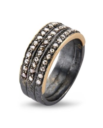 Ring Jackie Triple Pavé 52