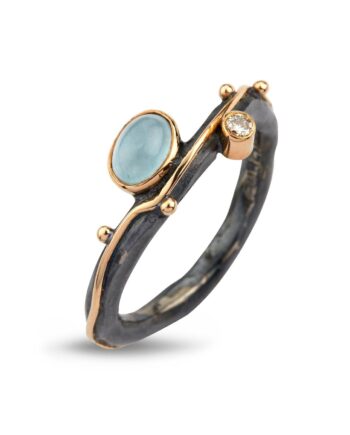Ring Louise Aquamarine 52