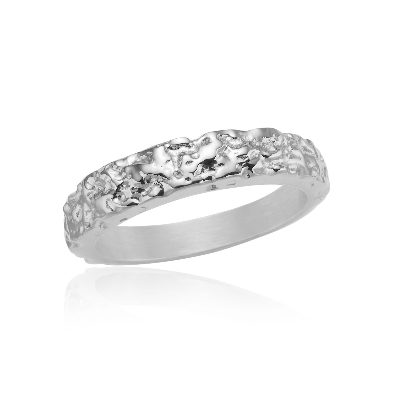 Ring Med Fin Tekstur   Stål Sneak Peak 62