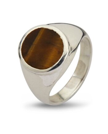 Ring Oval Tiger   Eye 58