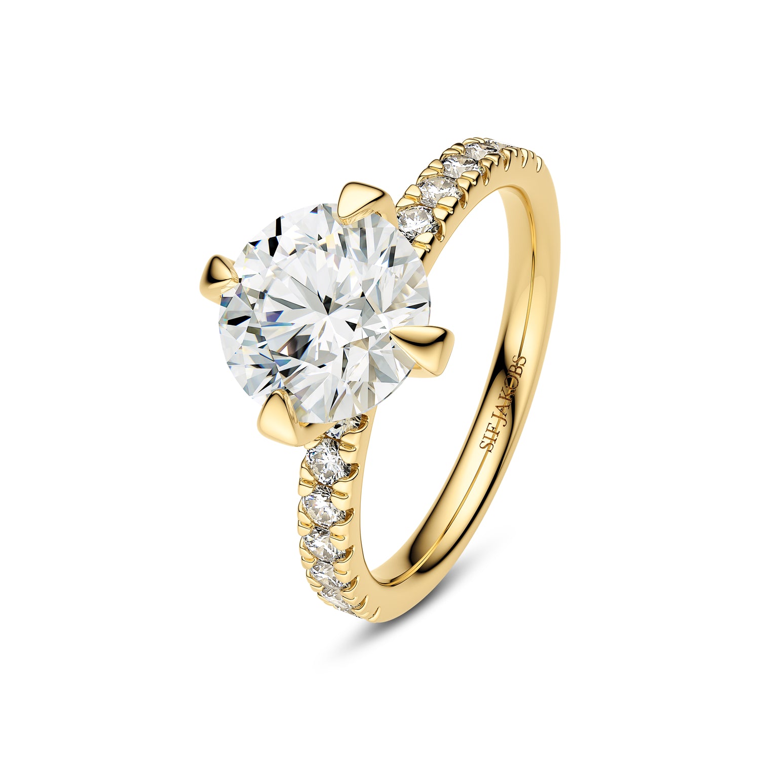 Ring Venice Solitaire Altro 14 Kt Guld El  Hvidguld   80-  40 Ct Tw  -  Vs Lab-grown Diamanter