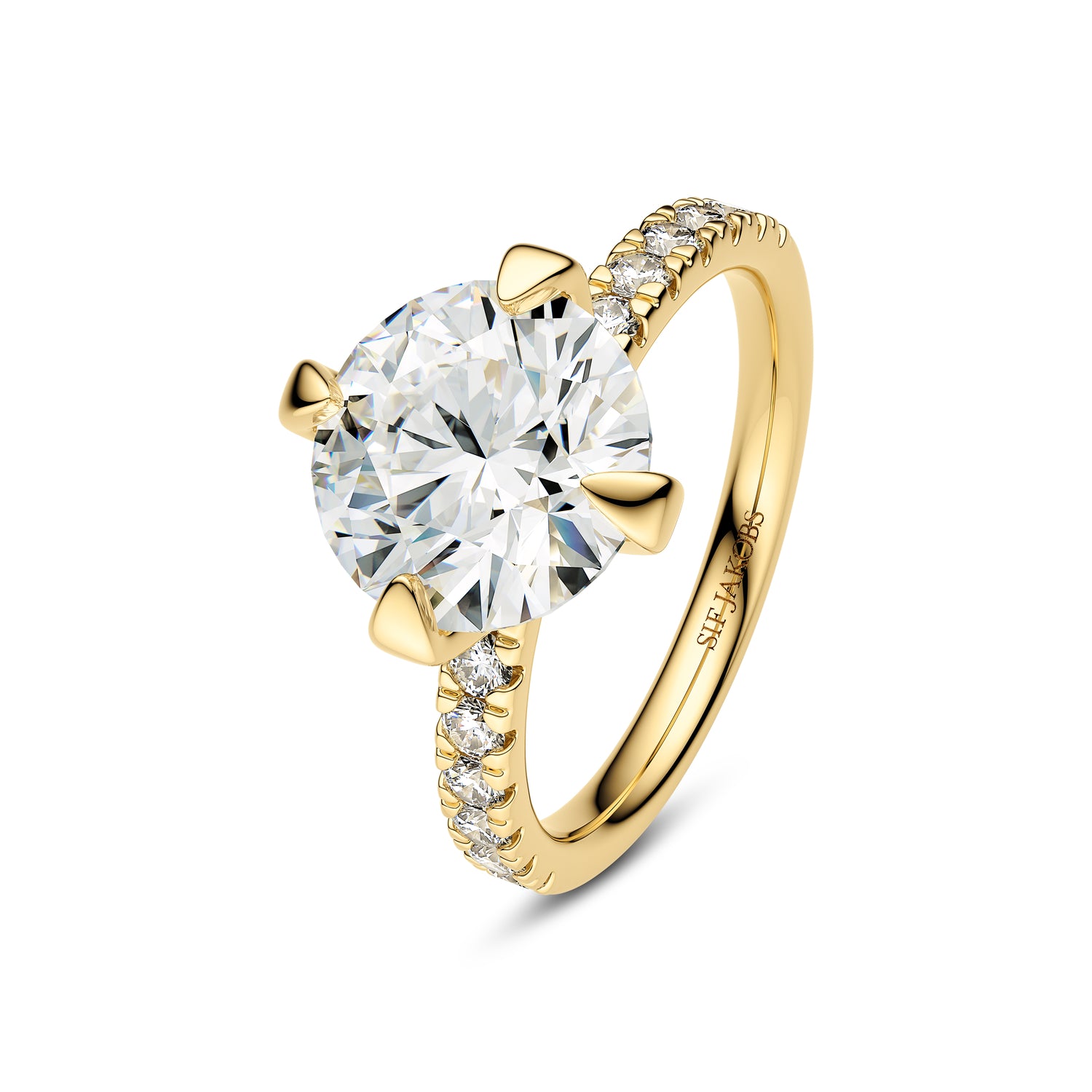 Ring Venice Solitaire Altro 14 Kt Guld El  Hvidguld   80-  40 Ct Tw  -  Vs Lab-grown Diamanter