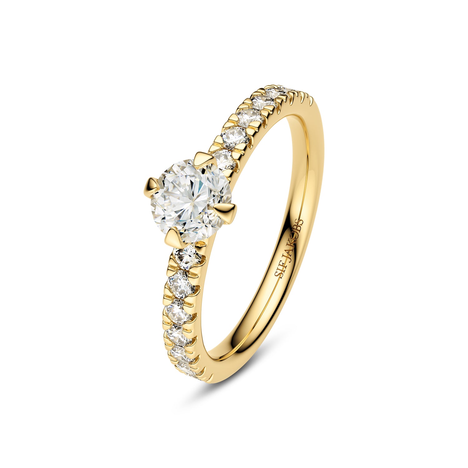 Ring Venice Solitaire Altro 14 Kt Guld El  Hvidguld   80-  40 Ct Tw  -  Vs Lab-grown Diamanter