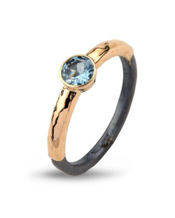 Ring Victoria Aquamarine Faceted 52