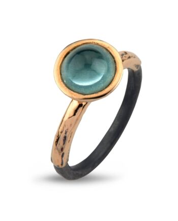 Ring Victoria Rose Aquamarine Cab 52