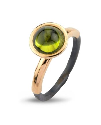 Ring Victoria Rose Peridot Cab 52