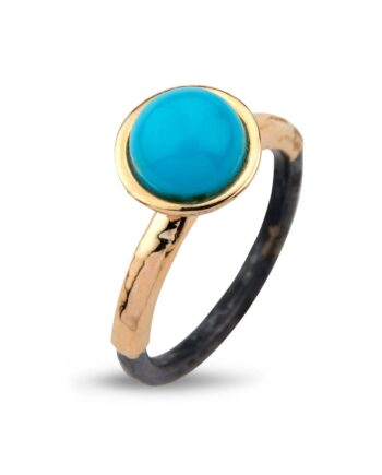 Ring Victoria Rose Turquois Cab 52