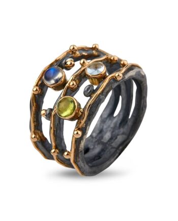 Ring Zeus Tribeca Blue Green 52