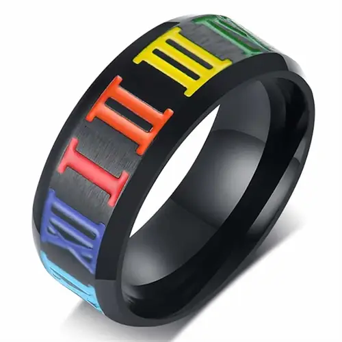 Rome Pride Ring   Stål