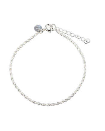 Rope Bracelet   Silver