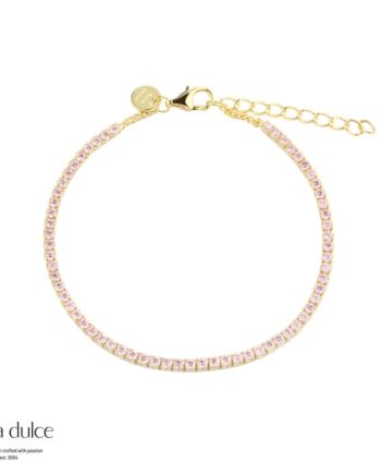 Rose Dagny Tennis Bracelet   Golden