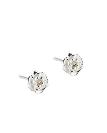 Rose Earstud   Silver