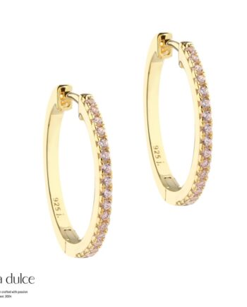 Rose Raya Large Hoop   Golden